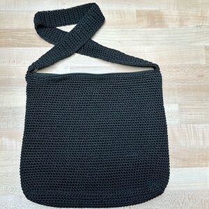 Sak Black Crochet Purse
